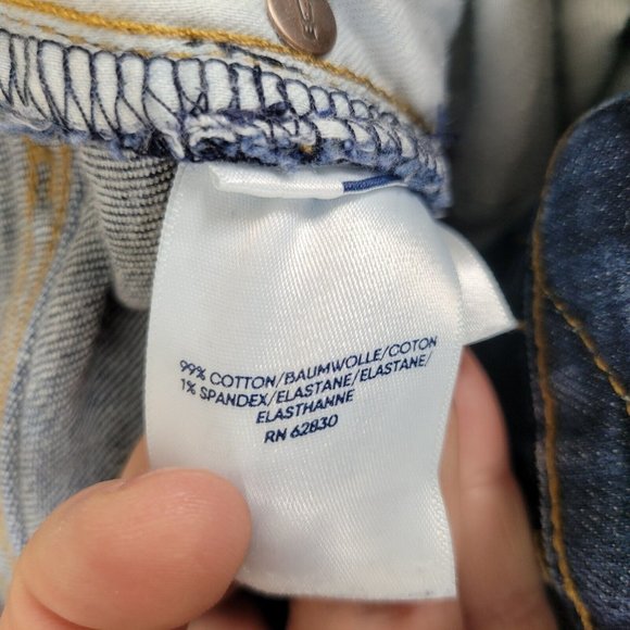 Lands End Jeans Square Rigger Mens Size 42 X 28.5 Slim Fit Medium Wash Denim - Picture 6 of 6